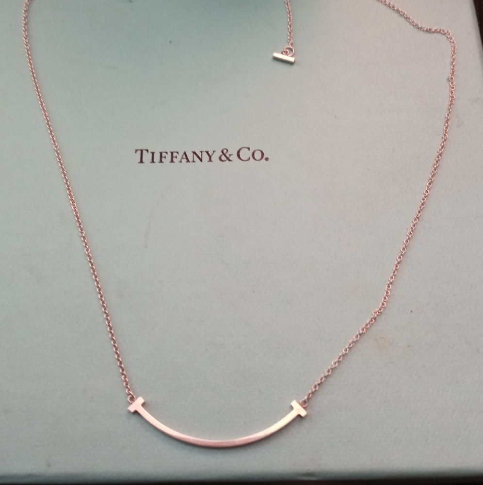 Tiffany and Co. Smile T Necklace
